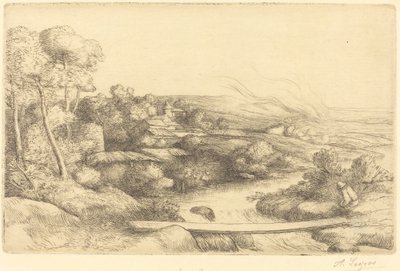 Footbridge by Alphonse Legros