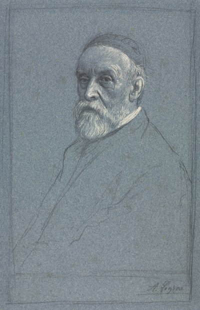 George Frederick Watts, R.A., c. 1877-1878 by Alphonse Legros