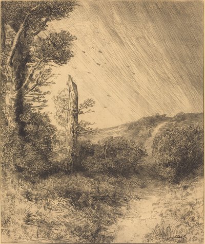 Gust of Wind by Alphonse Legros
