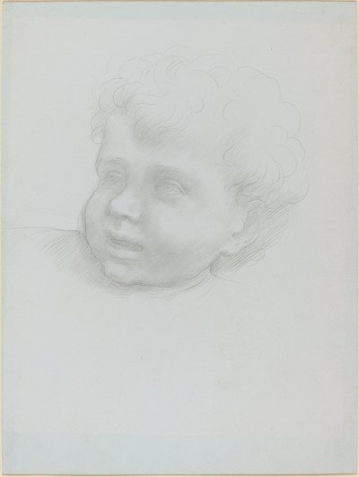 Head of a Child by Alphonse Legros
