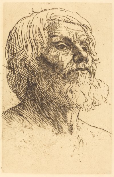 Head of a Man by Alphonse Legros