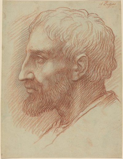 Head of a Man by Alphonse Legros