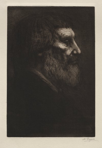 Head of a Man by Alphonse Legros