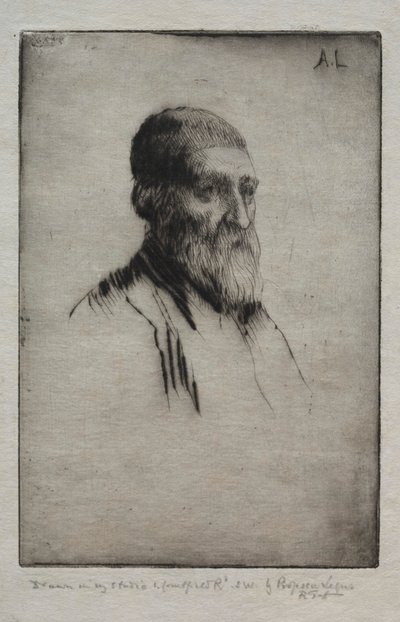 Head of a Man by Alphonse Legros