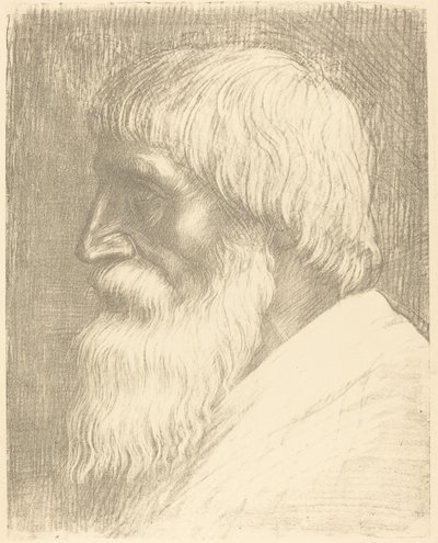 Head of a Man by Alphonse Legros