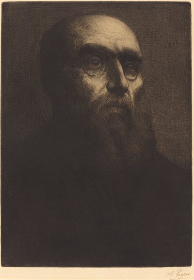 Head of a Man by Alphonse Legros