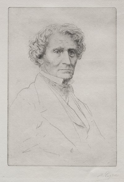 Hector Berlioz by Alphonse Legros