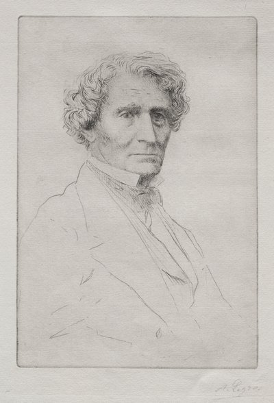 Hector Berlioz by Alphonse Legros
