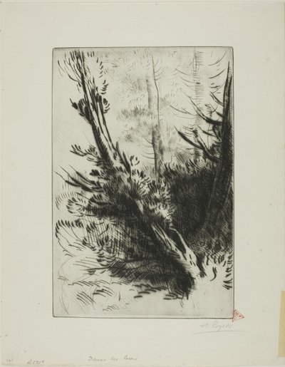 In a Wood by Alphonse Legros