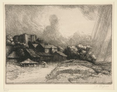The Farm of L by Alphonse Legros