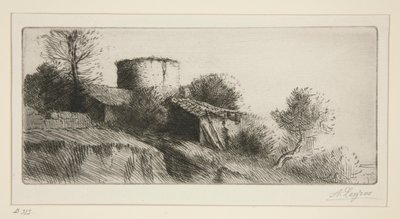 The Pigeon Tower by Alphonse Legros