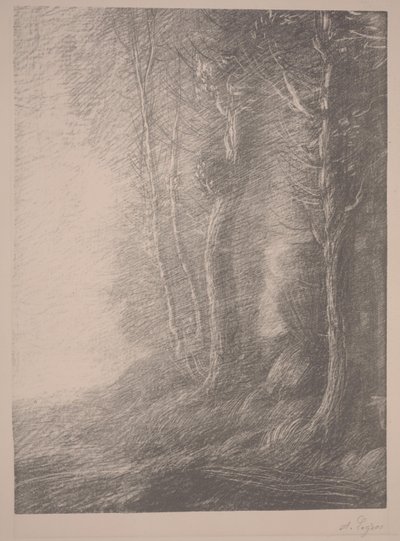 Landscape by Alphonse Legros
