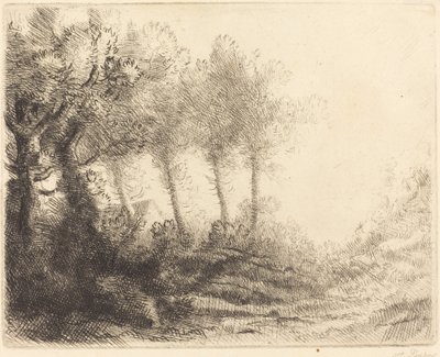 Landscape by Alphonse Legros