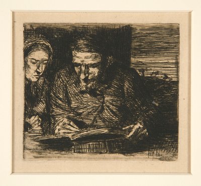 Account Book by Alphonse Legros