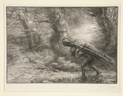 The Return to the Cottage by Alphonse Legros