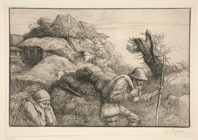 The Return of the Wood by Alphonse Legros