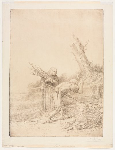 The Bundle Makers by Alphonse Legros