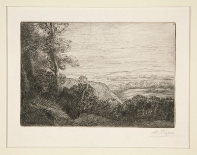 Last Rays by Alphonse Legros