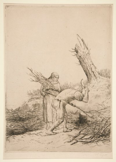 Twig-Makers by Alphonse Legros