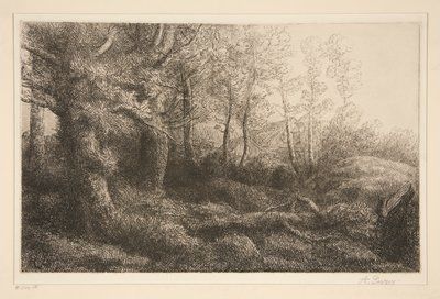 Forest Edge by Alphonse Legros