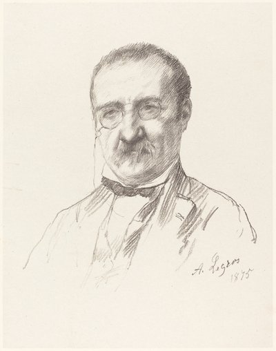 M. Champfleury by Alphonse Legros