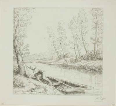 Morning on the River by Alphonse Legros