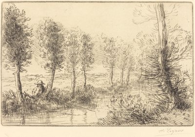 Near the Mill by Alphonse Legros