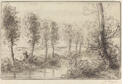 Near the Mill by Alphonse Legros