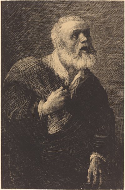 Night Crier by Alphonse Legros