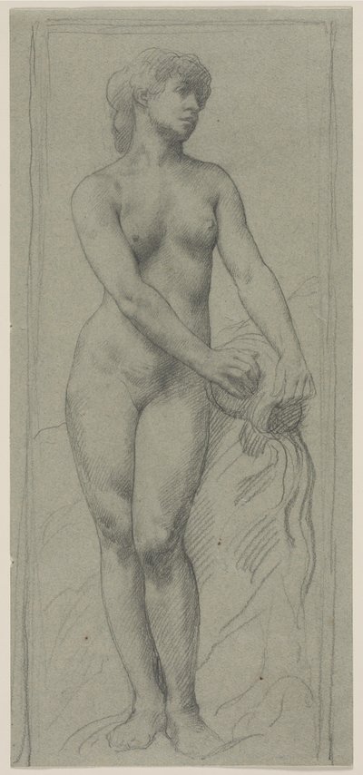 Nude Woman by Alphonse Legros