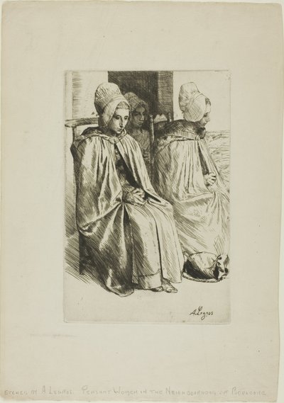 Peasant Women from Near Boulogne by Alphonse Legros