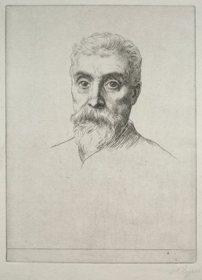 Portrait of Sir Hiram S. Maxim by Alphonse Legros
