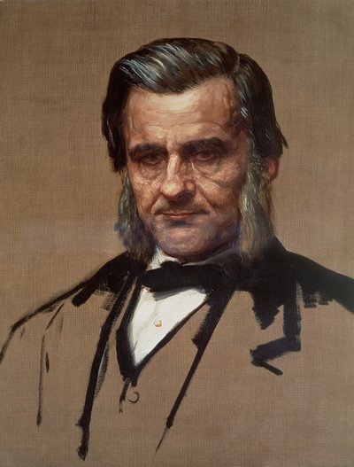 Portrait of Thomas Henry Huxley (1825-95) by Alphonse Legros