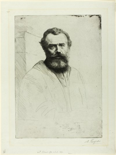 Portrait of the Artist by Alphonse Legros