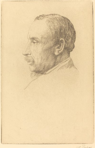 Professor W. Cawthorne Unwin by Alphonse Legros