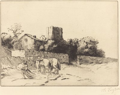 Rectory Wall by Alphonse Legros