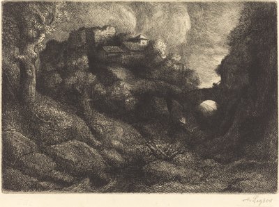 Remembrance of Italy by Alphonse Legros