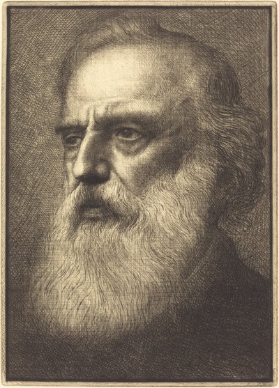 Self-Portrait (4th Plate) by Alphonse Legros