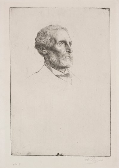 Sir Frederick W. Burton by Alphonse Legros