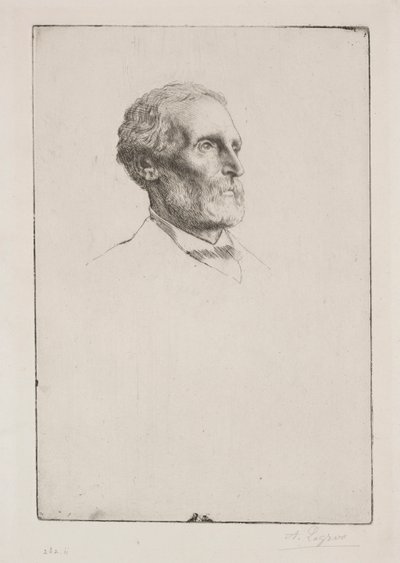 Sir Frederick W. Burton by Alphonse Legros