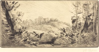 Small Hill by Alphonse Legros