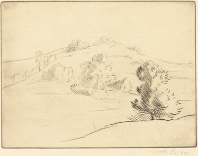 Small Hill by Alphonse Legros
