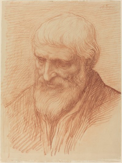 Study of a Philosopher by Alphonse Legros