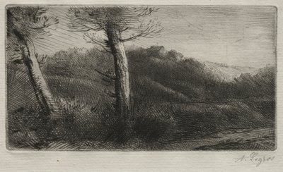 Sunset by Alphonse Legros
