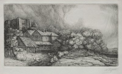 The Abbey Farm by Alphonse Legros