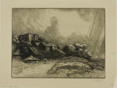 The Abbey Farm by Alphonse Legros