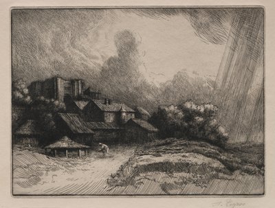 The Abbey Farm by Alphonse Legros