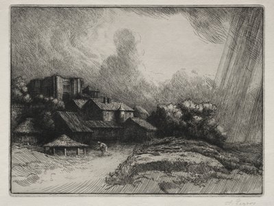 The Abbey Farm by Alphonse Legros