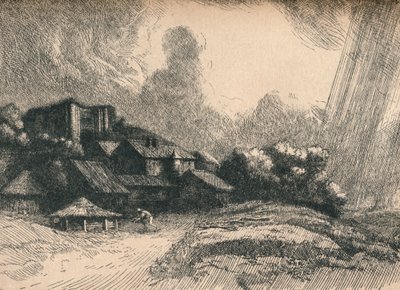 The Abbey Farm by Alphonse Legros