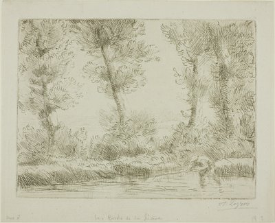 The Banks of the Liane by Alphonse Legros